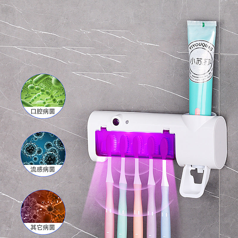 معقم ذكي لفرشاة الأسنان بالأشعة فوق البنفسجية