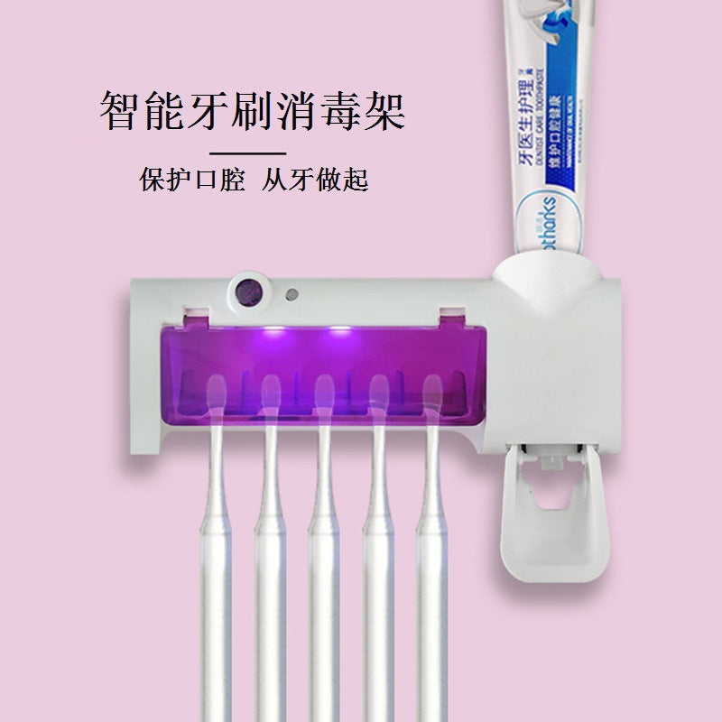 معقم ذكي لفرشاة الأسنان بالأشعة فوق البنفسجية